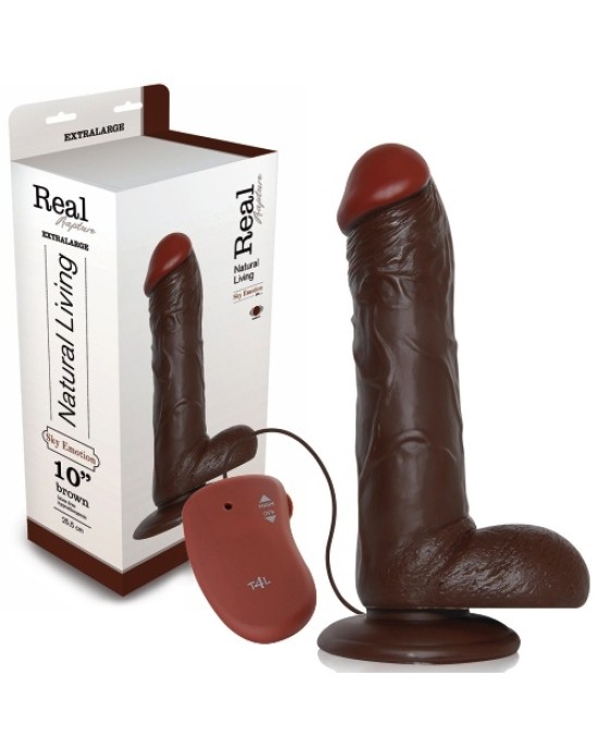 Toyz4Lovers REAL RAPTURE SKY EMOTION REALISTIC VIBRATOR 10'' BLACK