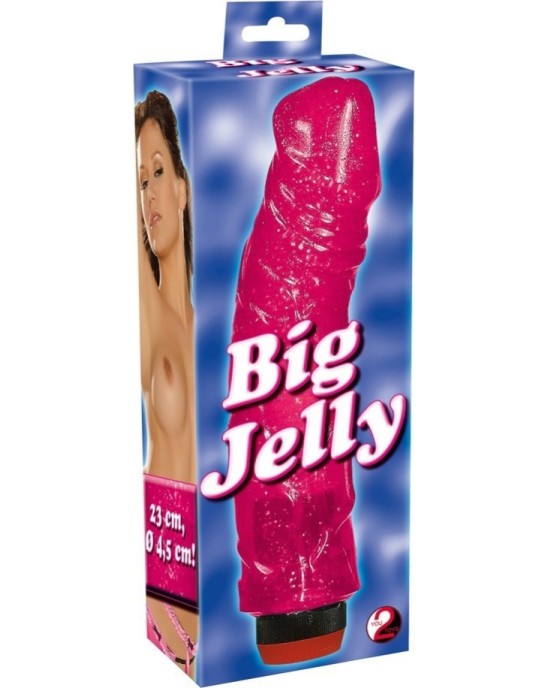 You2Toys BIG JELLY VIBRATOR PINK