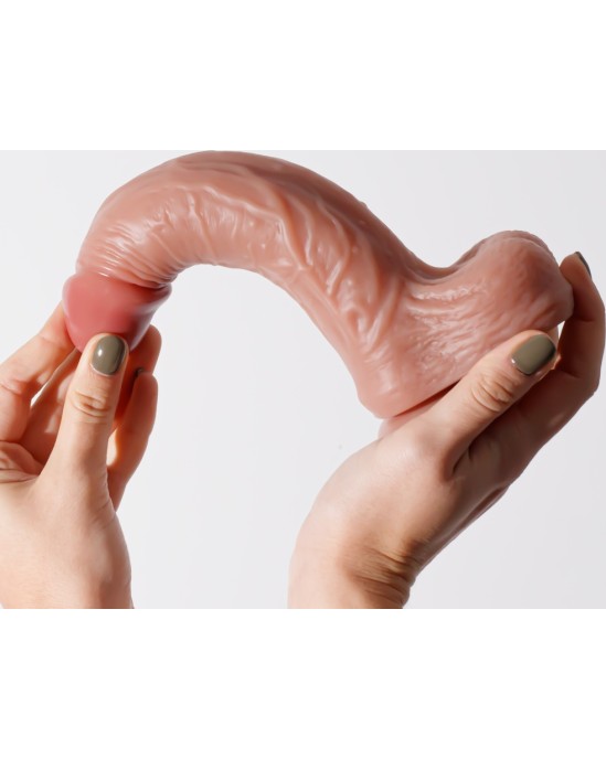 Crushious INVIKTUS 8,5 LIQUID SILICONE DILDO FLESH