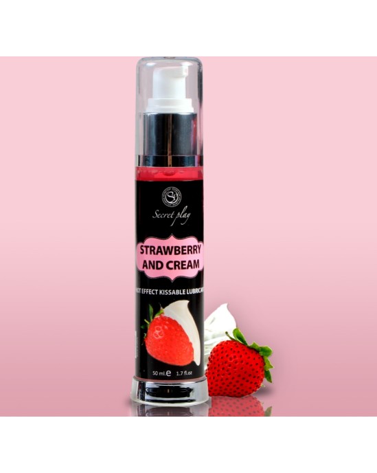 Secret Play STRAWBERRY AND CREAM WARM EFFECT LUBRICANT 50 ML