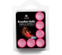 Secret Play BRAZILIAN LUBRICANT BALLS TRIPLE EFFECT 6 X 4GR