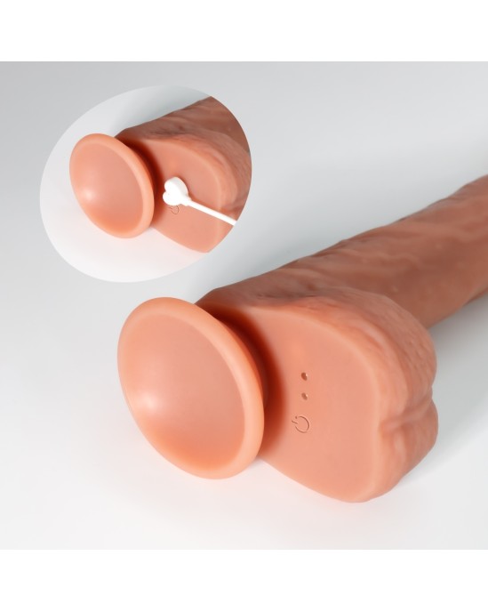 Crushious INVIKTUS VIBE 8,5 LIQUID SILICONE VIBRATOR FLESH