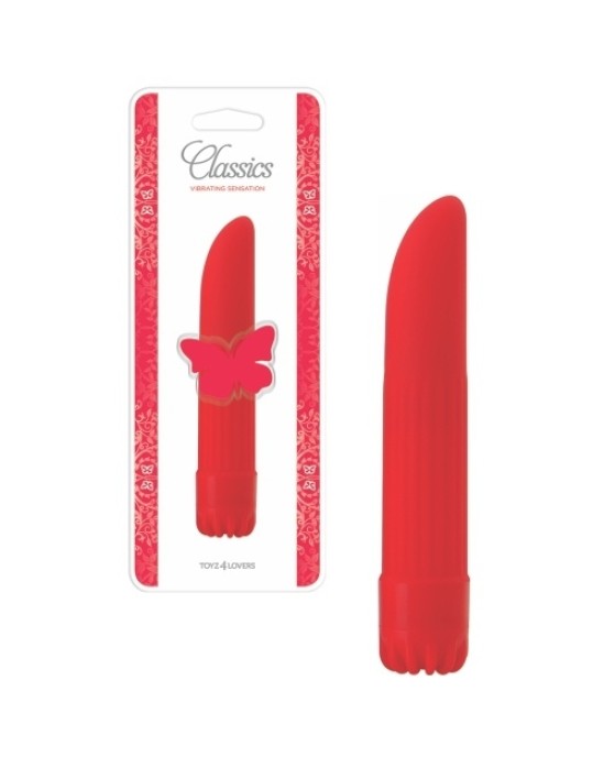 Toyz4Lovers CLASSICS VIBRATOR RED SMALL