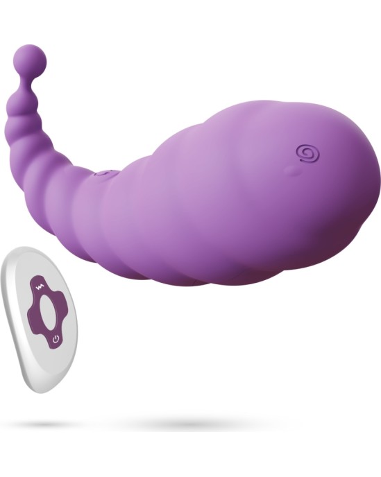 Crushious COCOON RECHARGEABLE VIBRATING EGG WITH WIRELESS REMOTE CONTROL PURPLE