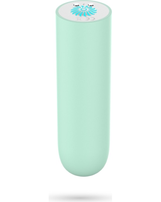 Crushious QUACKERS USB RECHARGEABLE VIBRATING BULLET MINT GREEN