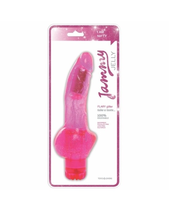 Toyz4Lovers JAMMY JELLY FLARY GLITTER VIBRATOR