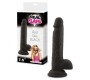 Toyz4Lovers REAL SAFE ROD SLIM SILICONE DILDO BLACK