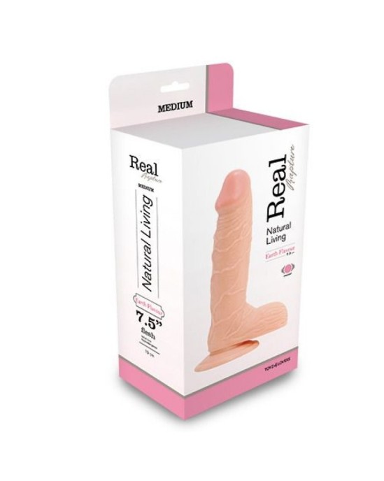 Toyz4Lovers REAL RAPTURE EARTH FLAVOUR REALISTIC VIBRATOR 7.5'' WHITE