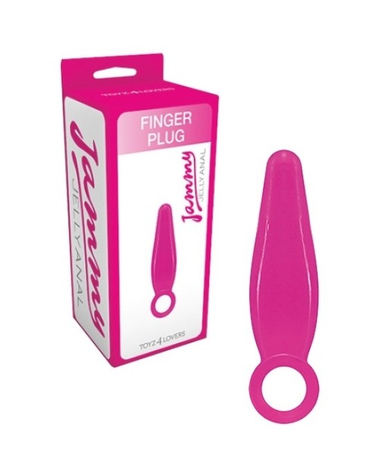 Toyz4Lovers JAMMY JELLY ANAL FINGER PLUG PINK