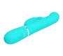 Pretty Love Flirtation PRETTY LOVE - COALE RABBIT VIBRATOR PEARLS AQUA GREEN