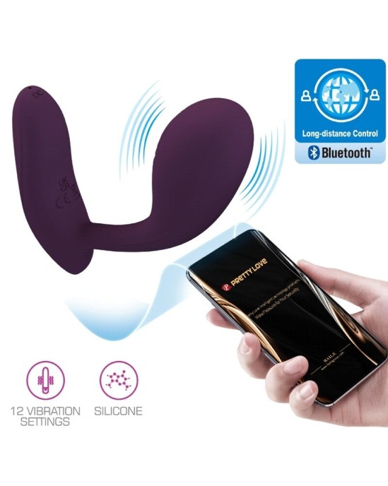 Pretty Love Flirtation PRETTY LOVE - BAIRD G-SPOT 12 VIBRATIONS RECHARGEABLE LILA APP