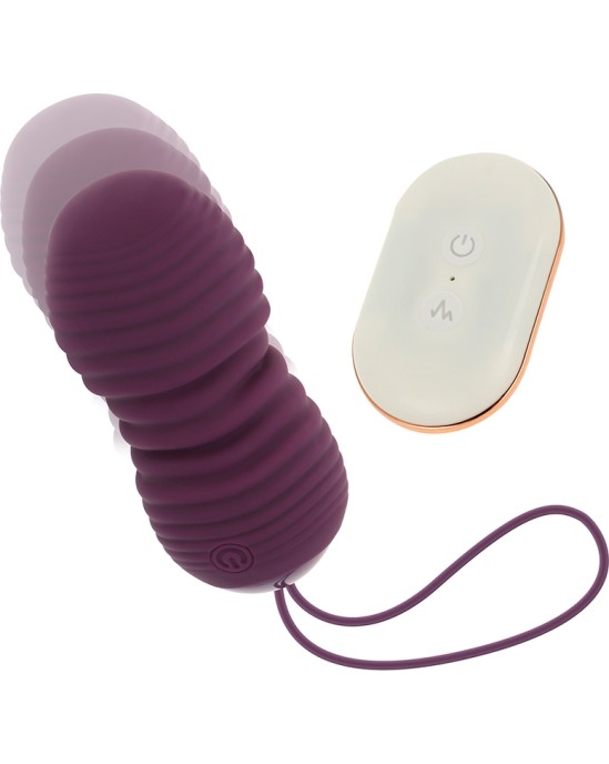 Ohmama Stimulating OHMAMA - REMOTE CONTROL EGG 7 UP AND DOWN MODES PURPLE