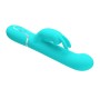 Pretty Love Flirtation PRETTY LOVE - COALE RABBIT VIBRATOR PEARLS AQUA GREEN