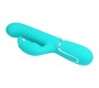 Pretty Love Flirtation PRETTY LOVE - COALE RABBIT VIBRATOR PEARLS AQUA GREEN