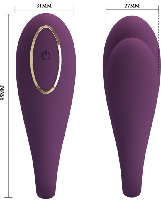 Pretty Love C-Type PRETTY LOVE - AUGUST REMOTE GLOBAL DOUBLE PLEASURE VIBRATOR