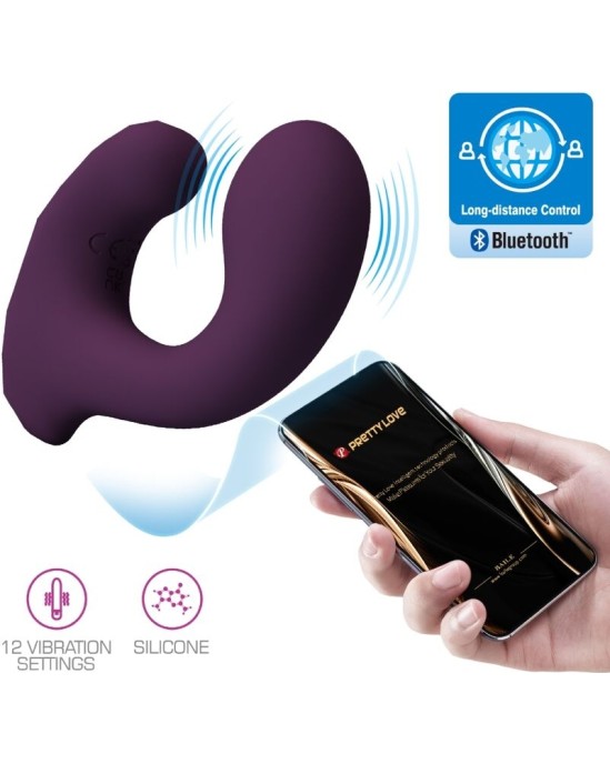 Pretty Love BILLY VIBRATION REMOTE CONTROL PURPLE - FREE APP