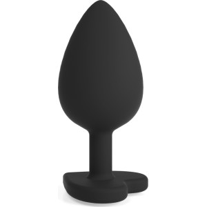 Crushious CUORE LARGE ANAL PLUG WITH 4 INTERCHANGEABLE JEWELS