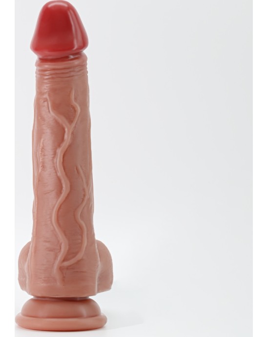 Crushious INVIKTUS 9 LIQUID SILICONE DILDO FLESH