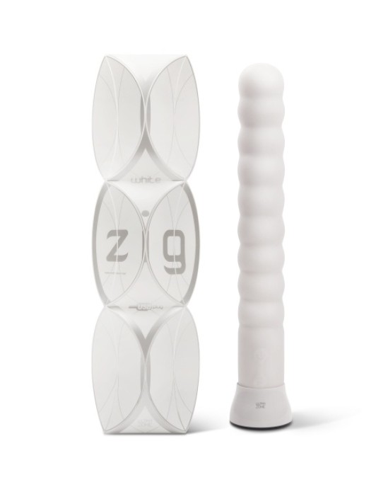 Ultrazone ZIG ZAG UZLĀDĒJAMS UN PAŠSILSTOŠS VIBRATORS BALTĀ