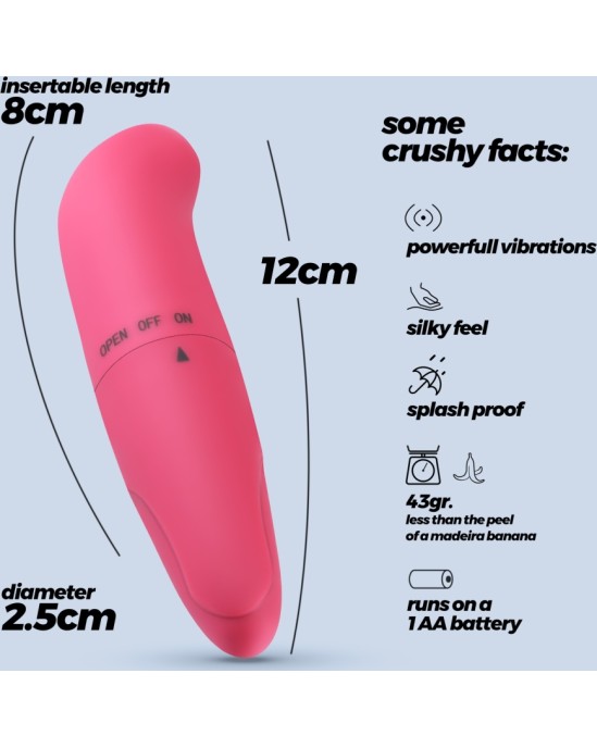 Crushious G-FINDER MINI MASSAGER PINK