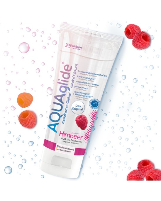 Aquaglide RASPBERRY LUBRICANT 100ML