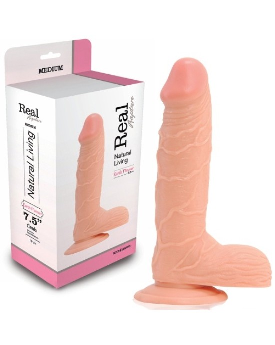 Toyz4Lovers REAL RAPTURE EARTH GARMA REĀLISTS DILDO 7,5 '' BALTS