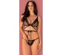 Obsessive CONJUNTO BOWESSA PRETO - 36-38 S/M