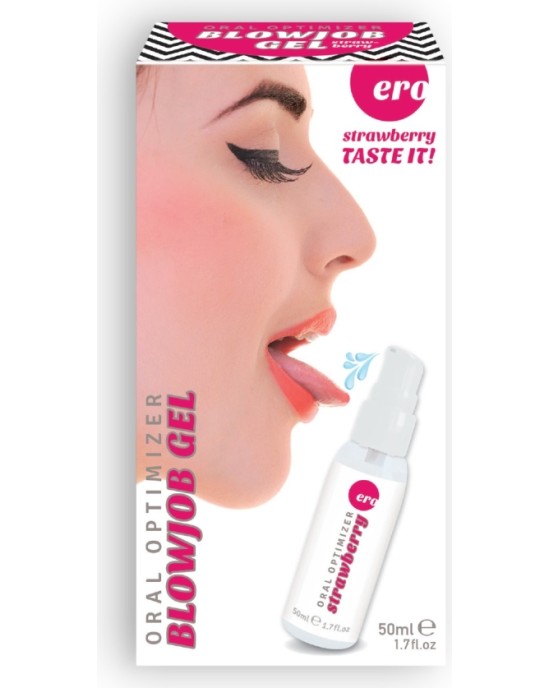 ERO STRAWBERRY FLAVOURED ORAL OPTIMIZER BLOWJOB GEL 50ML