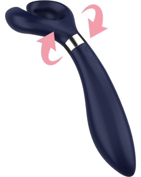 Satisfyer Partner APMIERINĀT BEZGALĪGI JAUTRAS MULTI VIBRATORS 3 BLUE