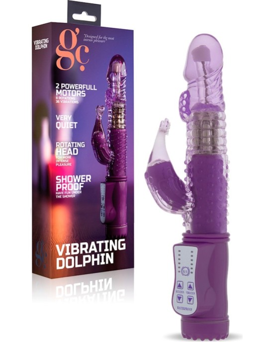 GC VIBRATING DOLPHIN VIBRATOR PURPLE