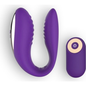 Toyz4Lovers ATKĀRTOTI UZLĀDĒJAMS PĀRA VIBRATORS AR TĀLVADĪBAS PURPU