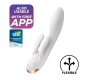 Satisfyer DOUBLE FLEX VIBRATOR WITH APP WHITE