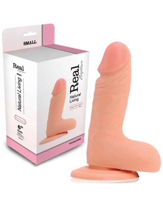 Toyz4Lovers REAL RAPTURE ŪDENS SAJŪTAS REĀLISTS DILDO 6'' BALTS