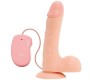 Toyz4Lovers REAL RAPTURE FIRE PASSION REALISTIC VIBRATOR 8'' WHITE