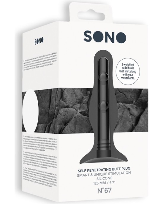 Sono NO. 67 SELF PENETRATING BUTT PLUG