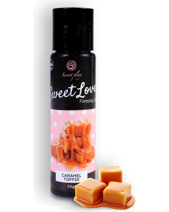 Secret Play СМАЗОЧНЫЙ ГЕЛЬ СО ВКУСОМ SWEET LOVE TOFFEE 55 МЛ