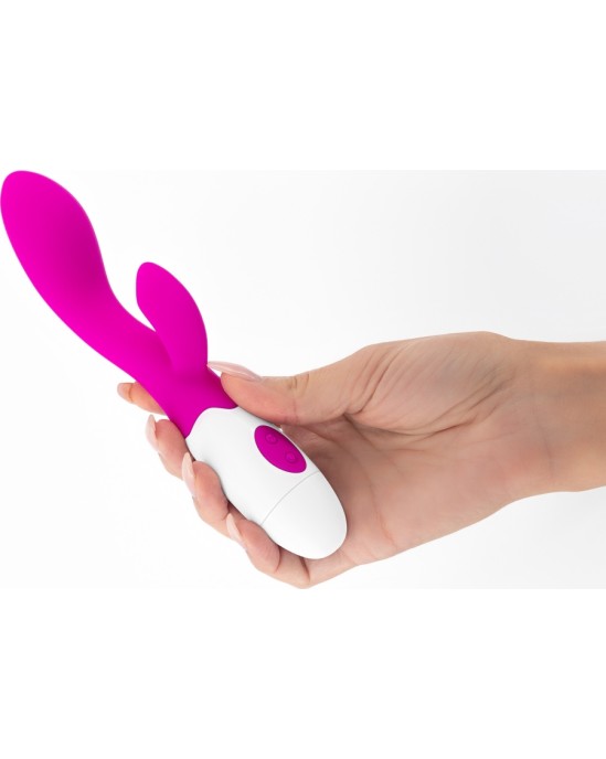 Crushious CHERIE RABBIT VIBRATOR WITH WATERBASED LUBRICANT INCLUDED