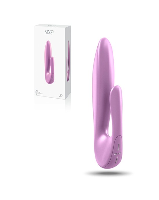 OVO J2 UZLĀDĒJAMS VIBRATORS ROZĀ