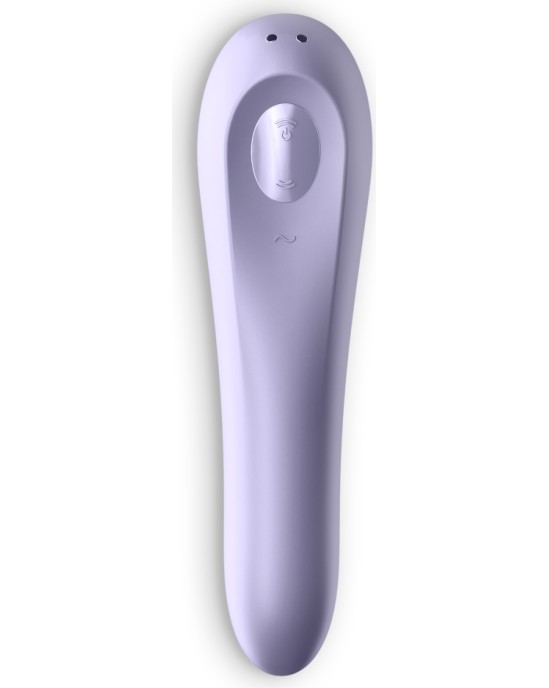 Satisfyer DUĀLAIS PRIEKA VIBRATORS AR APP LILAC