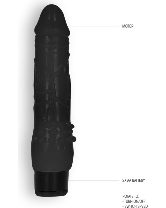 GC 8 collu REĀLISTS DILDO VIBE BLACK