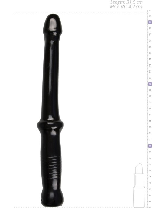 Doc Johnson ANAL PUSH DILDO WITH HANDLE BLACK