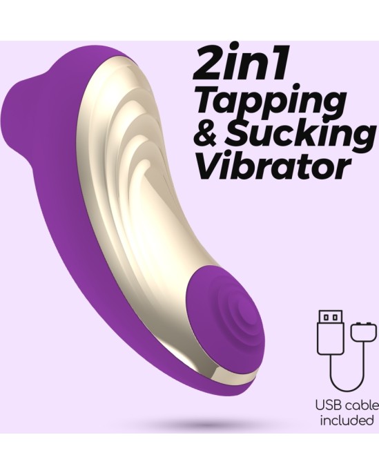 KINNY Wow2 Clitoral Stimulator Violet PURPLE