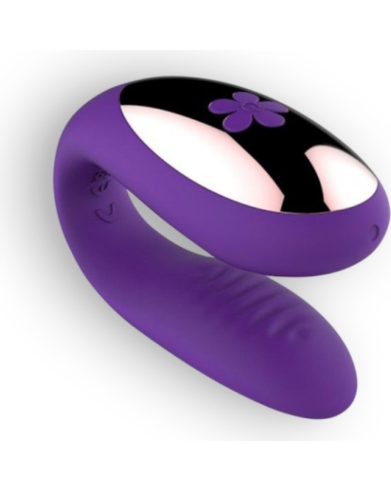 Toyz4Lovers ATKĀRTOTI UZLĀDĒJAMS PĀRA VIBRATORS AR TĀLVADĪBAS PURPU