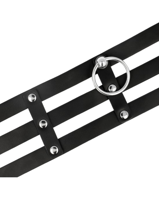 Coquette Accessories COQUETTE CHIC DESIRE - FETISH STYLE VEGAN LEATHER CHOKER