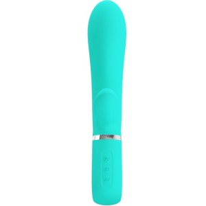 Pretty Love Flirtation PRETTY LOVE - МНОГОФУНКЦИОНАЛЬНЫЙ ВИБРАТОР THOMAS G-SPOT AQUA GREEN