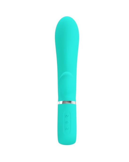 Pretty Love Flirtation PRETTY LOVE - МНОГОФУНКЦИОНАЛЬНЫЙ ВИБРАТОР THOMAS G-SPOT AQUA GREEN