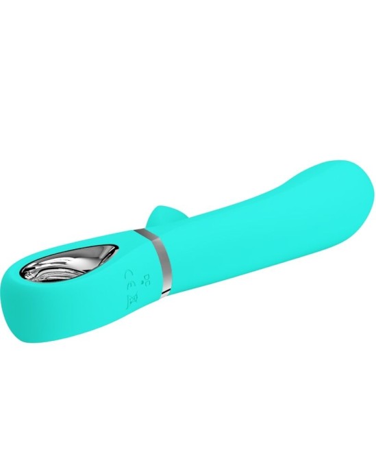 Pretty Love Flirtation PRETTY LOVE - THOMAS MULTIFUNCTION G-SPOT VIBRATOR AQUA GREEN