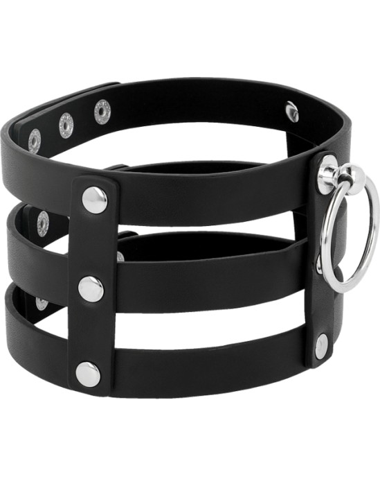 Coquette Accessories COQUETTE CHIC DESIRE - FETISH STYLE VEGAN LEATHER CHOKER