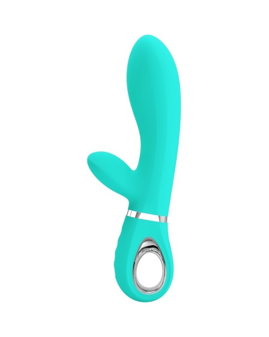 Pretty Love Flirtation PRETTY LOVE - THOMAS MULTIFUNCTION G-SPOT VIBRATOR AQUA GREEN