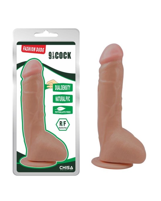 Chisa Dildo Dual Density Fashion Dude 9.9 Flesh